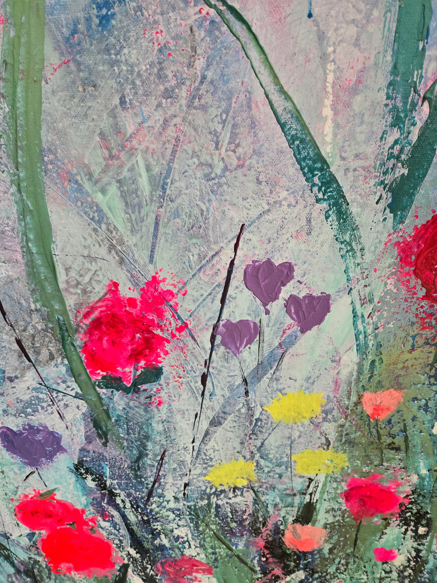 Detail 1 of Abstract Botanical 48 x 36