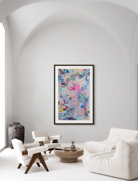 Installation view of Letting Go